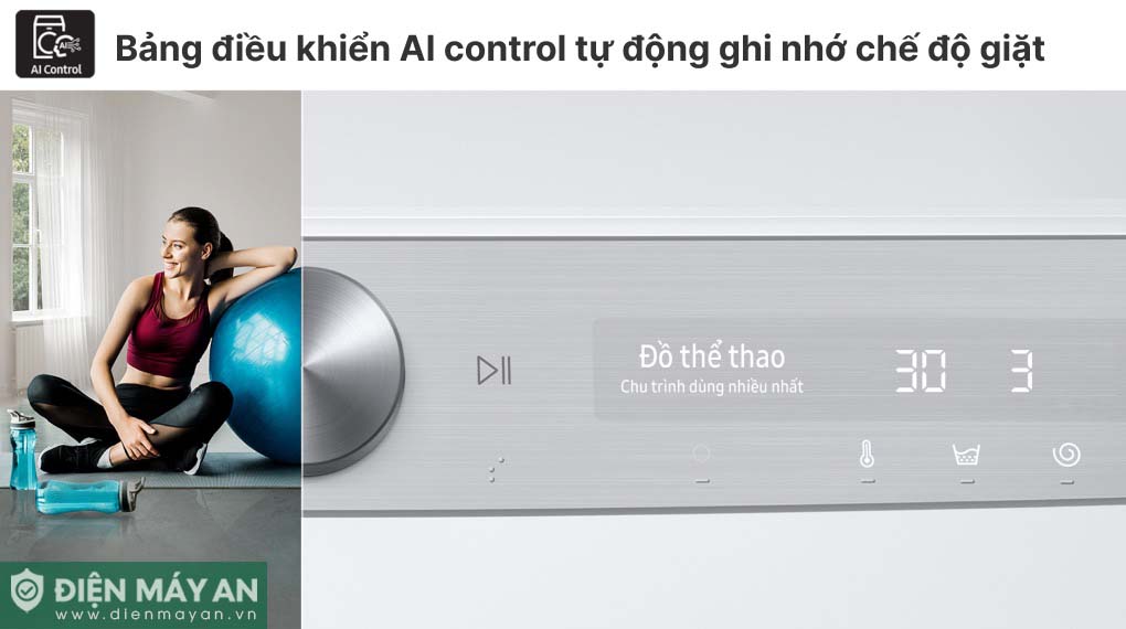 Máy Giặt Samsung Inverter 10kg WW10TP44DSH/SV